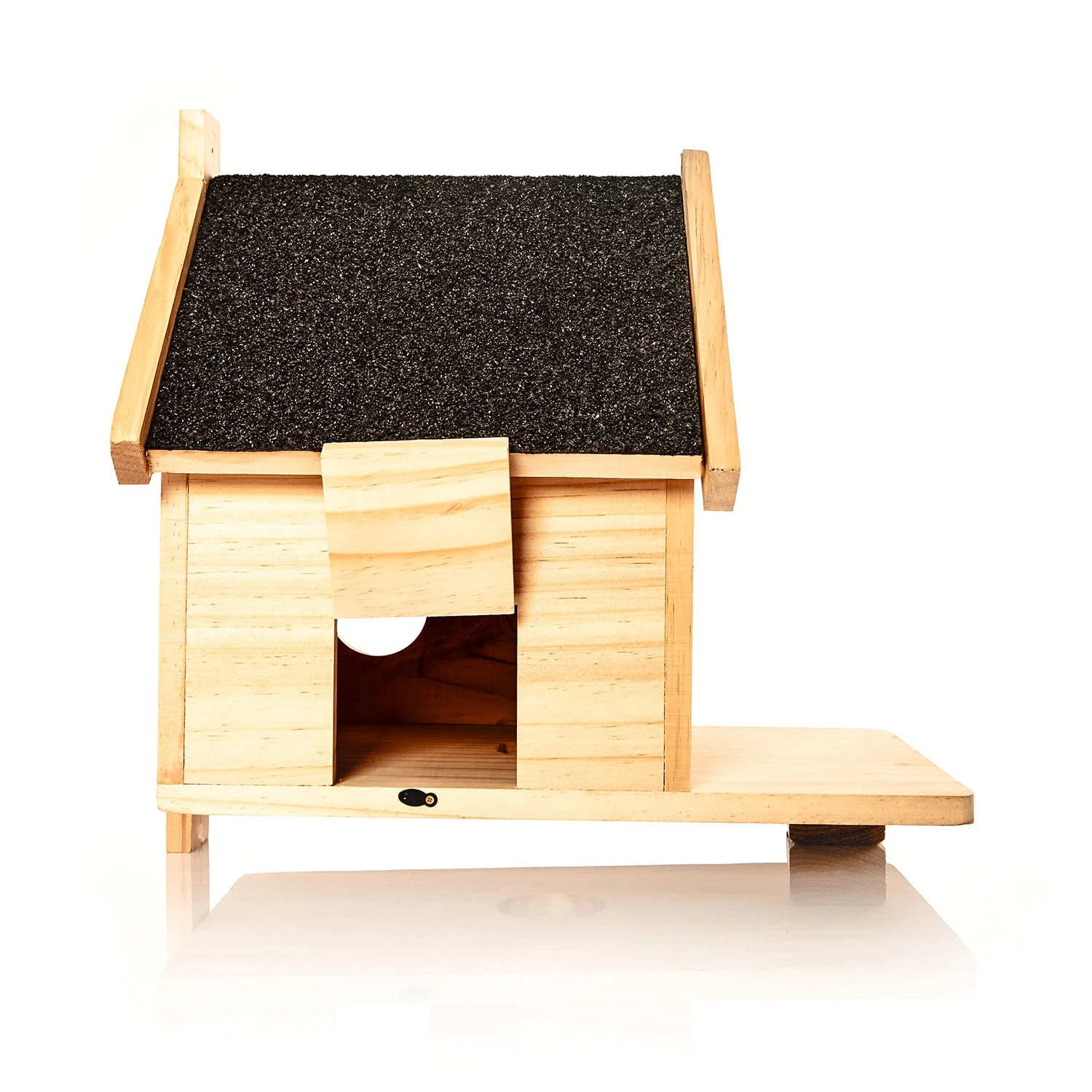 Eichhörnchenkobel Futterhaus Überwinterung 4 Zugänge Pinienholz Unbehandelt Handgefertigt 4 Eichhörnchenkobel Futterhaus Überwinterung 4 Zugänge Pinienholz Unbehandelt Handgefertigt – Bild 4