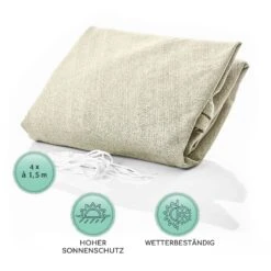 Rechteckiges Sonnensegel 4x4 M Polyester Luftdurchlässig 10 Rechteckiges Sonnensegel 4x4 M Polyester Luftdurchlässig -Garten Store 10038152 de 0005 logo