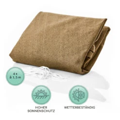 Rechteckiges Sonnensegel 5x7 M Polyester Luftdurchlässig 10 Rechteckiges Sonnensegel 5x7 M Polyester Luftdurchlässig -Garten Store 10038178 de 0005 logo