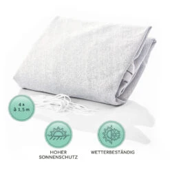 Dreieckiges Sonnensegel 3x3x3 M Polyester Luftdurchlässig 10 Dreieckiges Sonnensegel 3x3x3 M Polyester Luftdurchlässig -Garten Store 10038200 de 0005 logo