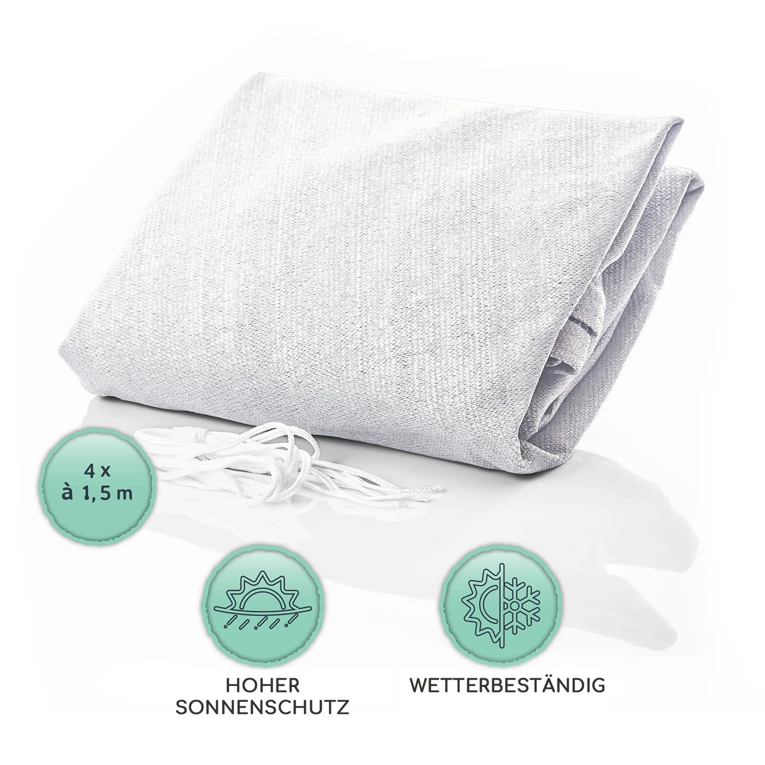 Dreieckiges Sonnensegel 3x3x3 M Polyester Luftdurchlässig 5 Dreieckiges Sonnensegel 3x3x3 M Polyester Luftdurchlässig – Bild 5