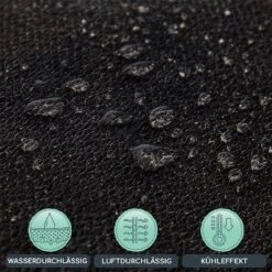 Quadratisches Sonnensegel 5 X 5 M Polyester Luftdurchlässig -Garten Store 10038217 de 0003 logo