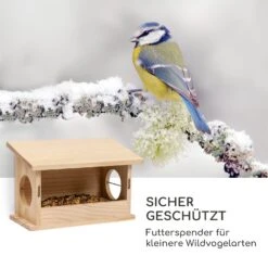 Vogelfutterstation Unbehandeltes Naturholz Aufhängkordel Fertig Montiert -Garten Store 10038221 de 0003 logo