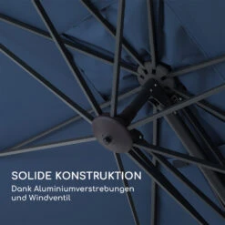 Saint-Tropez Ampelschirm 3-Achsen-Rotation 360° Drehbar 3 X 3,55 M UV-Schutz 50+ -Garten Store 10038319 de 0003 logo