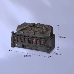 Kamini FXL 2G Elektrischer Kamin Kamineinsatz 1800 W LED-3D-Flammenillusion -Garten Store 10038365 yy 0007 logo