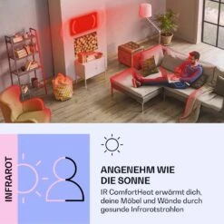Wondersky Decken-Infrarotheizstrahler 700W 60 X 6 X 120 Cm (BxHxT) IP44 -Garten Store 10038380 de 0004 logo