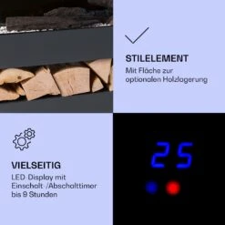 Studio Light & Fire 3 Smart Kamin 1000/2000W MDF WiFi-Steuerung 11 Studio Light & Fire 3 Smart Kamin 1000/2000W MDF WiFi-Steuerung -Garten Store 10038384 de 0004 logo