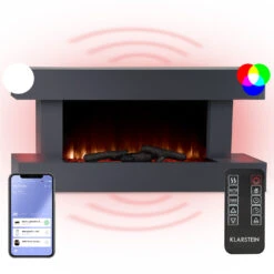 Studio Light & Fire 1 Smart Kamin 1000/2000W MDF WiFi-Steuerung