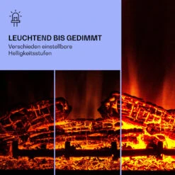 Frosty Peak Elektrischer Kamin 1800 W 10 Bis 30 °C Fernbedienung 11 Frosty Peak Elektrischer Kamin 1800 W 10 Bis 30 °C Fernbedienung -Garten Store 10038397 de 0005 logo