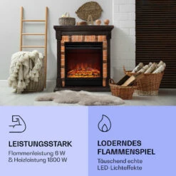 Beerenberg Elektrischer Kamin 1800 W 10 Bis 30 °C Fernbedienung -Garten Store 10038398 de 0004 logo