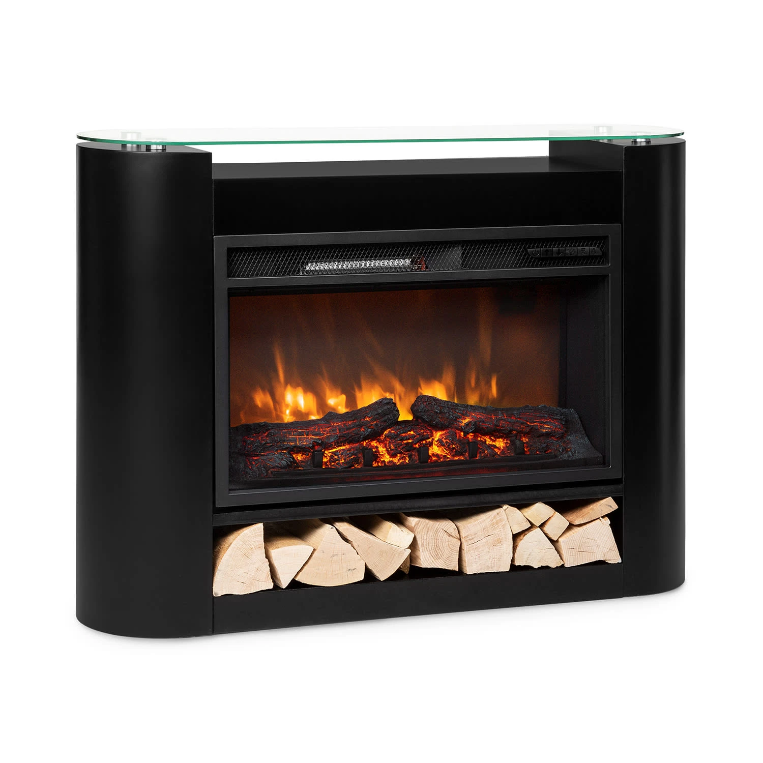 Studio 10 Arc Elektrokamin 1800 W LED-Flammen Heizlüfter Fernbedienung 1 Studio 10 Arc Elektrokamin 1800 W LED-Flammen Heizlüfter Fernbedienung