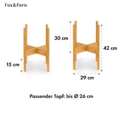 Zeist Pflanzenhalter 2 Höhen Kombinierbar Steck-Design Naturbelassen -Garten Store 10038456 de 0006 usp