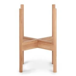 Zeist Pflanzenhalter 2 Höhen Kombinierbar Steck-Design Naturbelassen