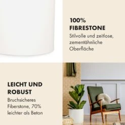 Gendt Pflanztopf Übertopf Faserstein In/Outdoor 9 Gendt Pflanztopf Übertopf Faserstein In/Outdoor -Garten Store 10038466 de 0003 usp