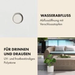 Venlo Blumentopf Polystone In- Und Outdoor 3 Größen -Garten Store 10038471 de 0004 usp