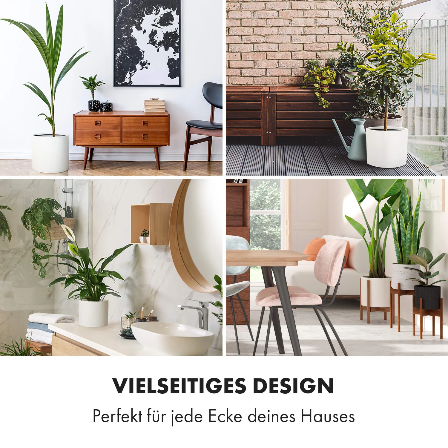 Pflanztopf Übertopf Faserstein In/Outdoor 2 Pflanztopf Übertopf Faserstein In/Outdoor – Bild 2