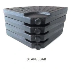 Limousin Sonnenschirmständer-Gewichte 72 Kg Leergewichte 4er-Set -Garten Store 10038525 de 0006 logo