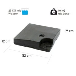 Limousin Sonnenschirmständer-Gewichte 140 Kg Leergewichte 4er-Set -Garten Store 10038527 de 0007 logo