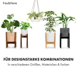 Laren Blumenampel Ø 28 Cm Polystone Mit Naturseilen 2er-Set -Garten Store 10038552 de 0006 usp