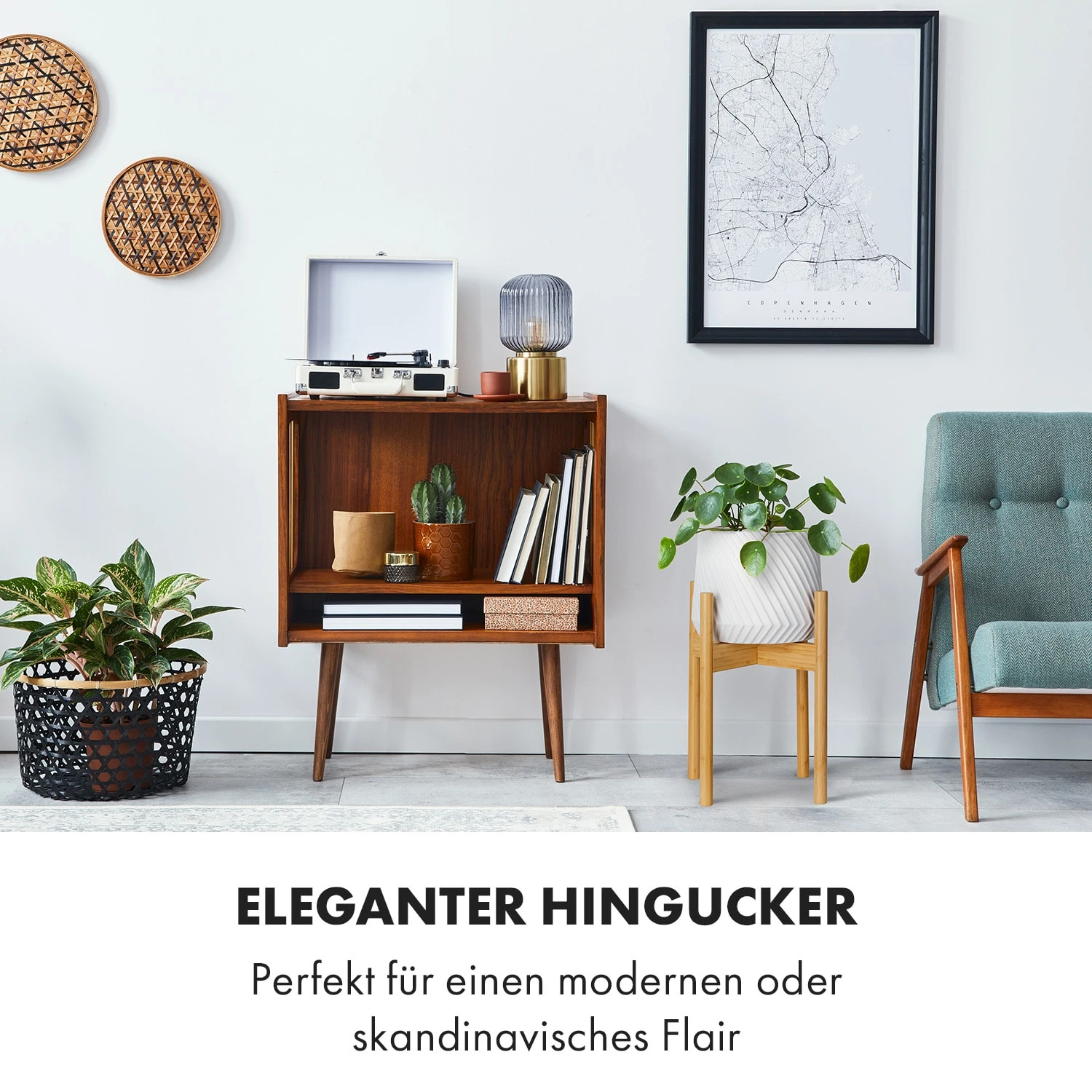 Zeist Pflanzenhalter 3er-Set 2 Höhen Kombinierbar Steck-Design Naturbelassen 3 Zeist Pflanzenhalter 3er-Set 2 Höhen Kombinierbar Steck-Design Naturbelassen – Bild 3