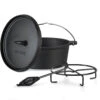 Galloway Dutch Oven 4.5 BBQ-Topf Gusseisen Größe S / 4.5 Qt