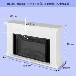 Saint Helens Elektrokamin 1900 W LED-Technik Fernbedienung -Garten Store 10038615 de 0005 usp