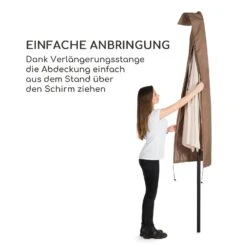 Shield Premium Schutzhülle Sonnenschirm Bis Ø 300 Cm UV-beständig -Garten Store 10038725 de 0004 logo