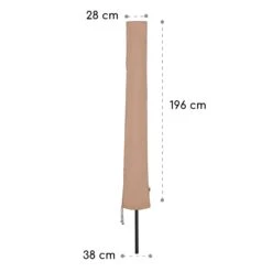 Shield Premium Schutzhülle Sonnenschirm Bis Ø 300 Cm UV-beständig -Garten Store 10038725 yy 0008 dimensions