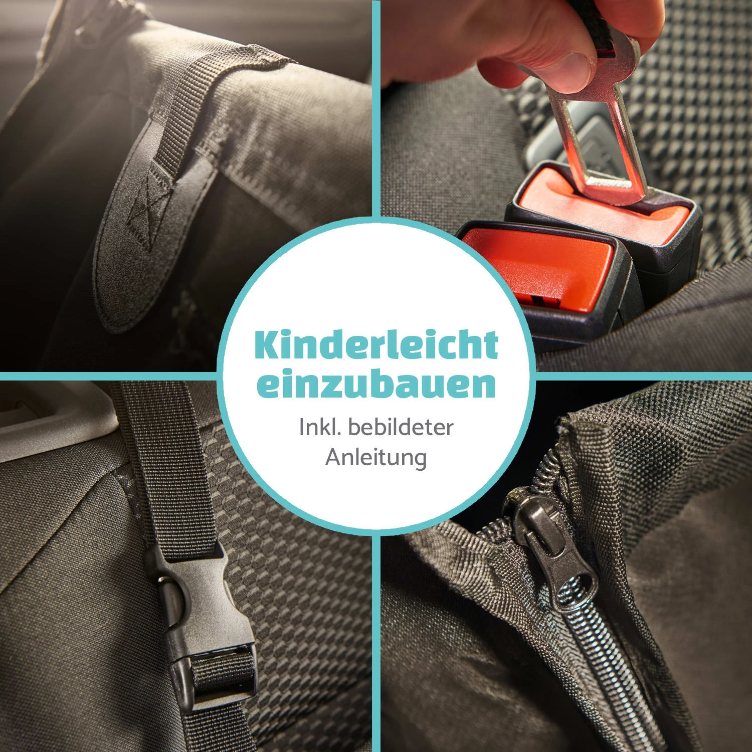 Rocky Hundeautositz Polyester Anschnallgurt Faltbar Flexibel 3 Rocky Hundeautositz Polyester Anschnallgurt Faltbar Flexibel – Bild 3