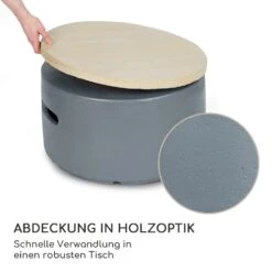 Pilos Gas-Feuerstelle 40.000BTU/13kW Abdeckung Edelstahlbrenner -Garten Store 10039399 de 0004 logo