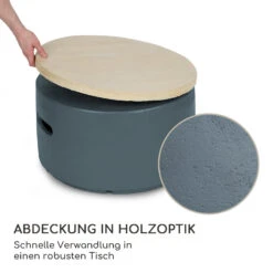 Pilos Gas-Feuerstelle 40.000BTU/13kW Abdeckung Edelstahlbrenner -Garten Store 10039400 de 0004 logo