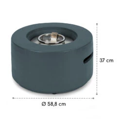 Pilos Gas-Feuerstelle 40.000BTU/13kW Abdeckung Edelstahlbrenner -Garten Store 10039400 yy 0007 logo