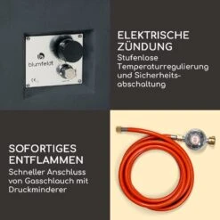 Isaris Gas-Feuerstelle 40.000BTU/13kW Abdeckung Edelstahlbrenner 11 Isaris Gas-Feuerstelle 40.000BTU/13kW Abdeckung Edelstahlbrenner -Garten Store 10039402 de 0005 logo