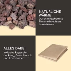 Isaris Gas-Feuerstelle 40.000BTU/13kW Abdeckung Edelstahlbrenner 12 Isaris Gas-Feuerstelle 40.000BTU/13kW Abdeckung Edelstahlbrenner -Garten Store 10039402 de 0006 logo