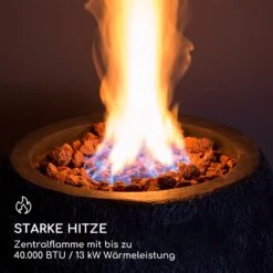 Andros Gas-Feuerstelle 40.000BTU/13kW Deckel Edelstahlbrenner 9 Andros Gas-Feuerstelle 40.000BTU/13kW Deckel Edelstahlbrenner -Garten Store 10039405 de 0003 logo