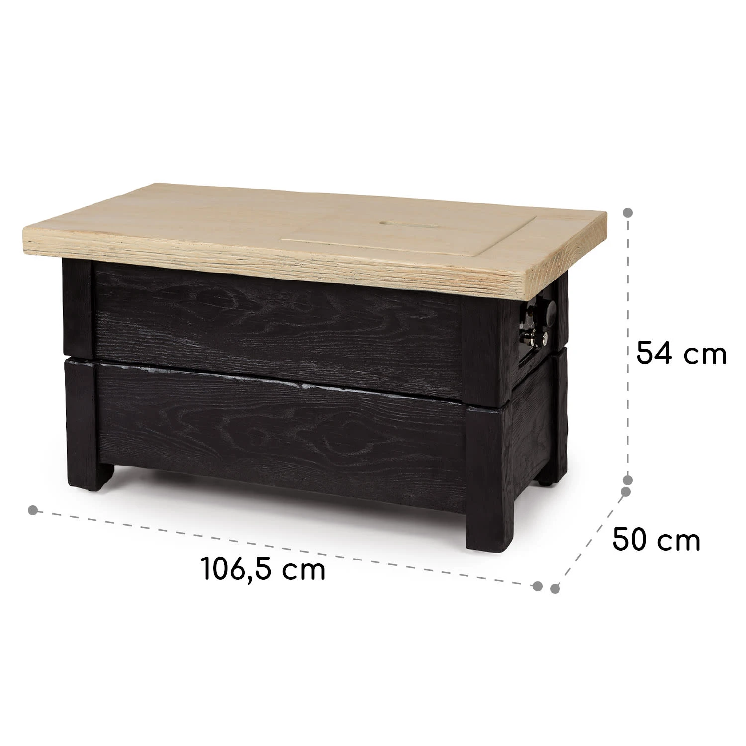 Corinth Gas-Feuerstelle 40.000BTU/13kW Abdeckung Edelstahlbrenner 8 Corinth Gas-Feuerstelle 40.000BTU/13kW Abdeckung Edelstahlbrenner – Bild 8