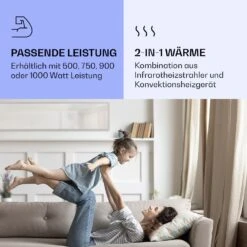 La Palma 900 Smart Infrarotstrahler Konvektor 40x160cm 900W Spiegel Standfuß -Garten Store 10039841 de 0005 logo