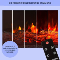 Dukono Elektrokamin 1800 W LED-Flammen Heizlüfter Timer Holzfach 15 Dukono Elektrokamin 1800 W LED-Flammen Heizlüfter Timer Holzfach -Garten Store 10039851 de 0008 usp