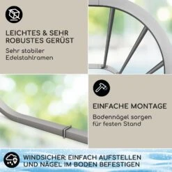 Orleans Gazebo 300 X 220 X 300 Cm Schiebedach UV-Schutz 50+ Leicht 8 Orleans Gazebo 300 X 220 X 300 Cm Schiebedach UV-Schutz 50+ Leicht -Garten Store 10040118 de 0003 logo