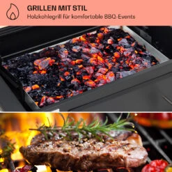 Aberdeen Single Holzkohlegrill -Garten Store 10040292 de 0003 usp