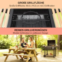 Aberdeen Single Holzkohlegrill -Garten Store 10040292 de 0004 usp