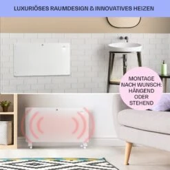 Bansin Crystal Smart Konvektions-Heizgerät 1500W 5 - 50 °C App-Steuerung -Garten Store 10041210 de 0007 usp