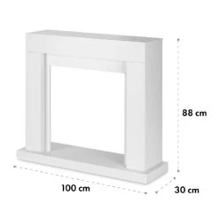 Studio Frame Kamingehäuse-Set Dekokamin + Kamini FX Kamineinsatz | Klassisches Design | MDF | Wandverschraubung | 100 X 88 X 30 Cm | Kamin-Einsatz: 1000/2000W | Täuschend Echte Feuerillusion Mit 2W LED 13 Studio Frame Kamingehäuse-Set Dekokamin + Kamini FX Kamineinsatz | Klassisches Design | MDF | Wandverschraubung | 100 X 88 X 30 Cm | Kamin-Einsatz: 1000/2000W | Täuschend Echte Feuerillusion Mit 2W LED -Garten Store 60002704 yy 0005 logo Klarstein Lausanne Frame Gehaeuse Kamini FX